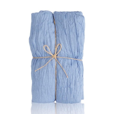 TELO ORGANZA CM90X3MT BLU